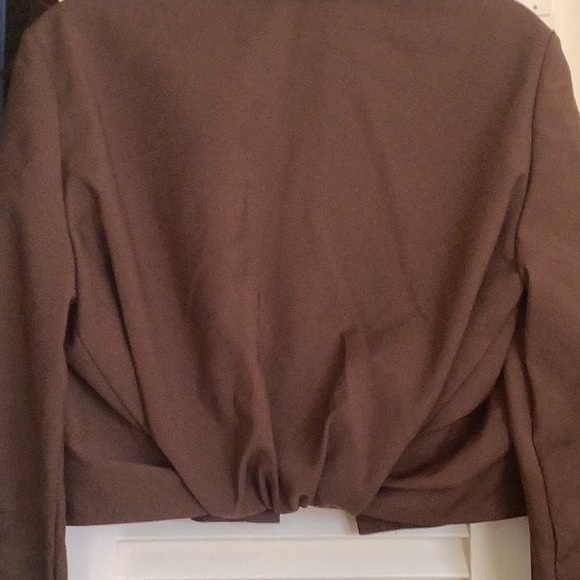 Gorgeous Brown Cropped Zara Jacket  💛💛💛 - Picture 6 of 8